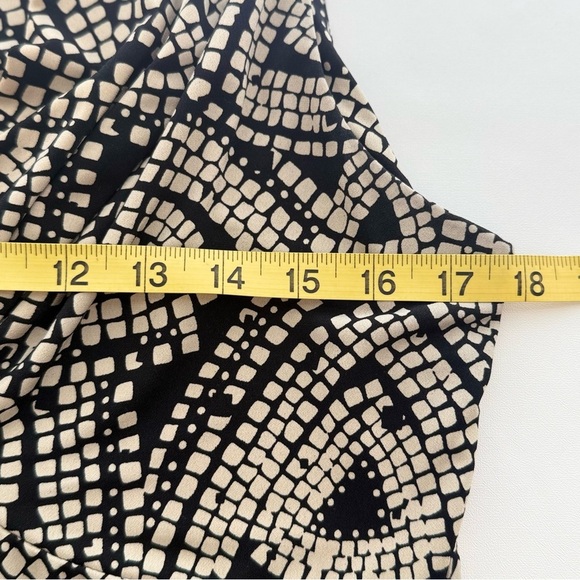 Ruby Rd. Women’s Black & White Abstract Print Sleeveless Maxi Dress‎ Size M - Picture 7 of 10